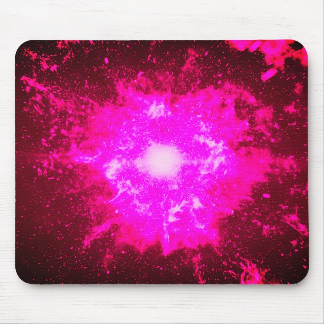  'Fiery Nebula' Sci-Fi Art Mousepad Musmatta (Framsidan)