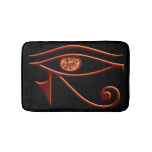 Fiery Öga of Horus Bath Mat Badrumsmatta