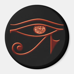 Fiery Öga of Horus Magnet