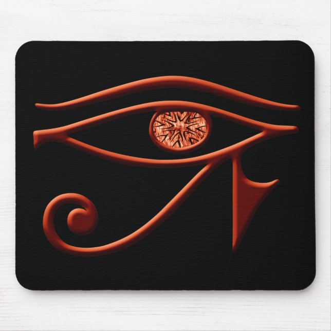 Fiery Öga of Horus Mouse Pad Musmatta (Framsidan)