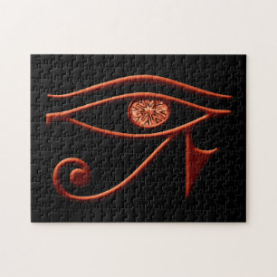 Fiery Öga of Horus Puzzle Pussel