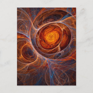Fiery öga vykort