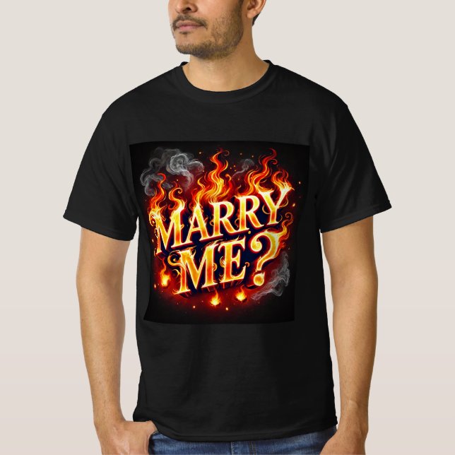 Fiery Passion Marry Me Manar Tshirt T Shirt (Framsida)