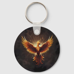 Fiery Phoenix Cushion Nyckelring