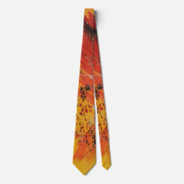Fiery Phoenix Neck Tie Slips