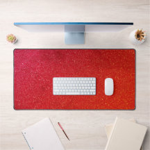 Fiery Red Desk Mat - spel och Office Essential
