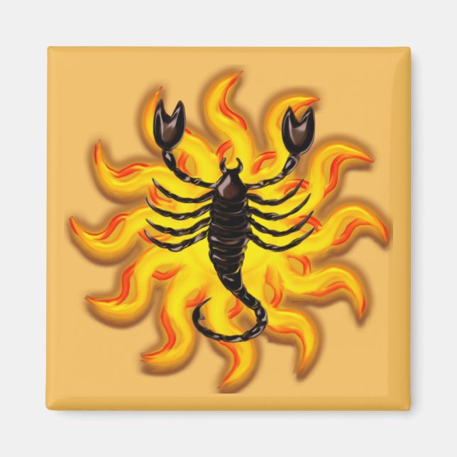 Fiery Scorpio Magnet (Framsidan)