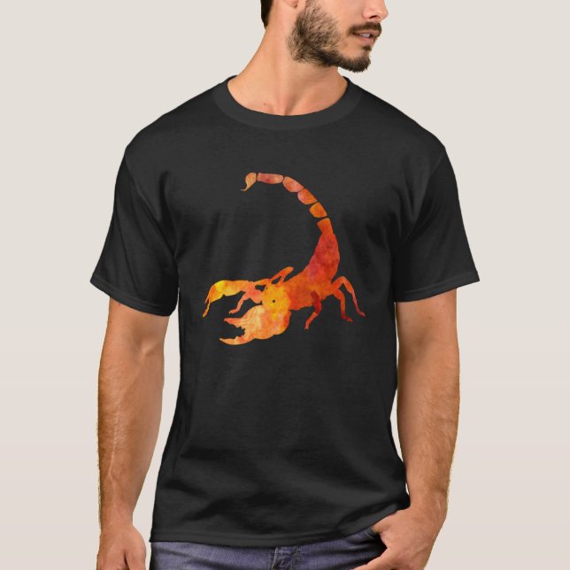 Fiery Scorpion T Shirt (Framsida)