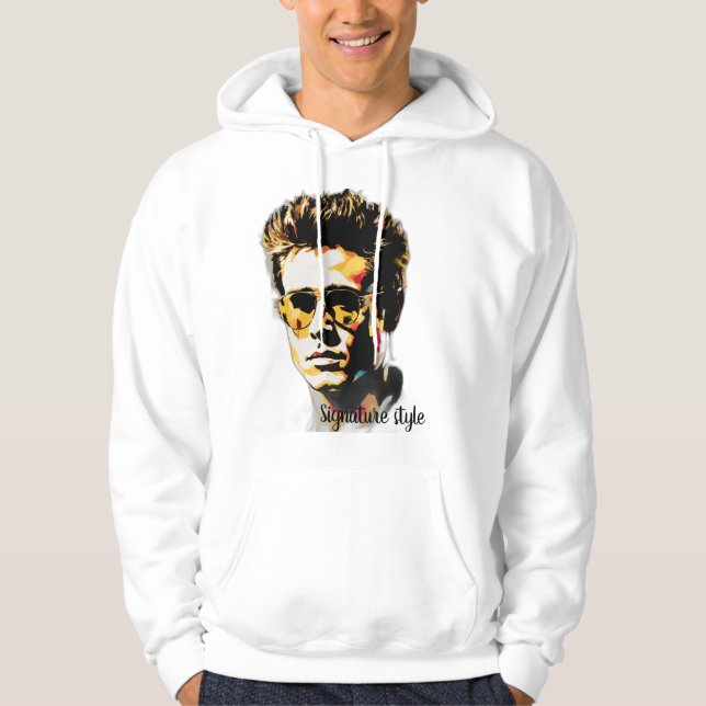Fiery Silhouette Hoodie (Framsida)
