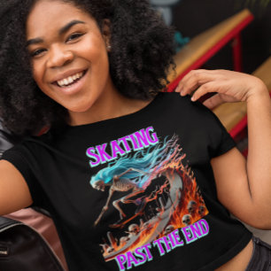 Fiery Skeleton A Death-Defying Ride T Shirt