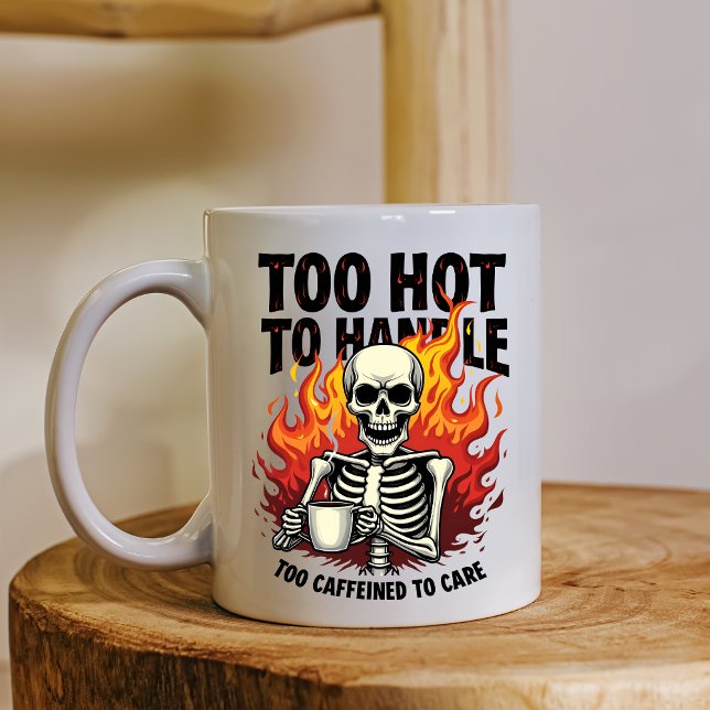 Fiery Skeleton Coffee Mugg (Skapare uppladdad)