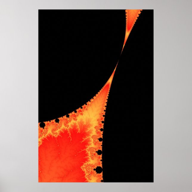 Fiery Stalagmite Poster (Framsidan)