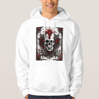 Fiery sten 'n' roll t shirt hoodie