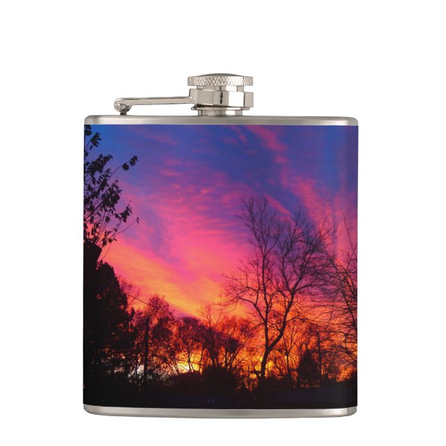 Fiery Sunset-kolv Fickplunta (Framsidan)
