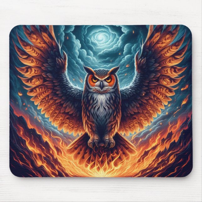 Fiery Uggla Phoenix Ascension Musmatta (Framsidan)