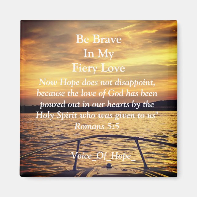 Fiery Voice of Hope Magnet (Framsidan)