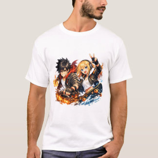 Fiery Wave Duo Skate Adventure T Shirt