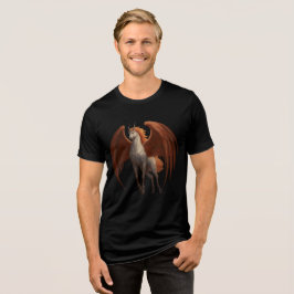 Fiery-Winged Unicorn Pegasus Hybrid T Shirt
