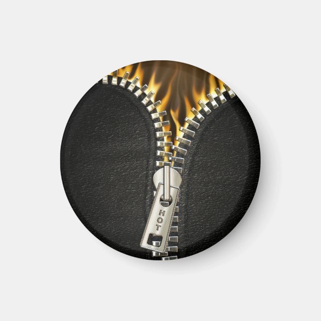 Fiery Zipper Magnet (Framsidan)