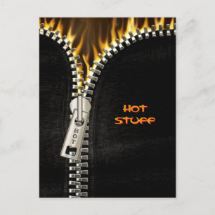 Fiery Zipper Vykort