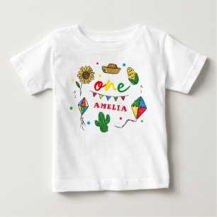 Fiesta 1:a födelsedagen t shirt