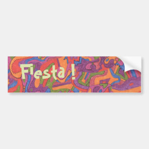 Fiesta, Abstrakt Bildekal