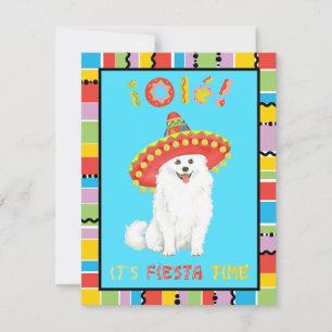 Fiesta American Eskimo Hund Inbjudningar