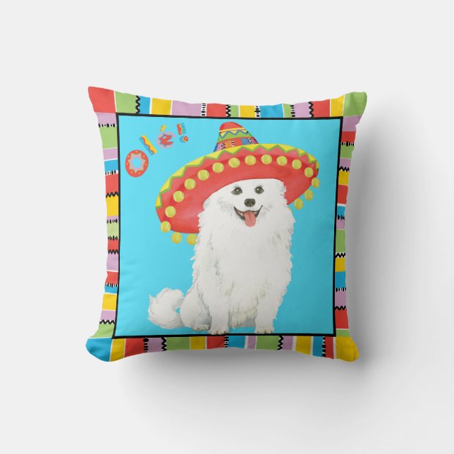 Fiesta American Eskimo Hund Kudde (Framsida)