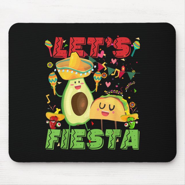 Fiesta Avocado och Tacos cinco de Mayo Mexiica Musmatta (Framsidan)