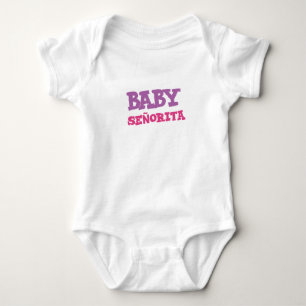Fiesta Baby Bodydress, Mexikanska Baby Outfit Tee Shirt