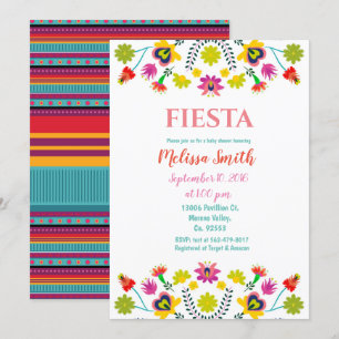 Fiesta Baby Fiesta Baby Shower-inbjudan Inbjudningar