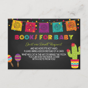 Fiesta Baby Shower Bok Infoga Tilläggskort
