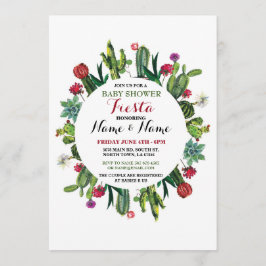 Fiesta Baby Shower Cactus Girl Boy Mexican Inbjuda Inbjudningar