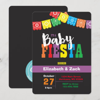 Fiesta Baby Shower-inbjudan Inbjudningar