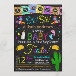 Fiesta Baby Shower-inbjudan Inbjudningar