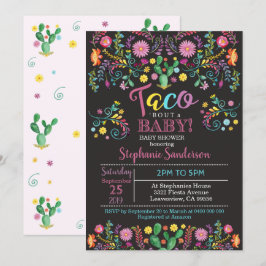 Fiesta Baby Shower-inbjudan Taco om en Baby Inbjudningar