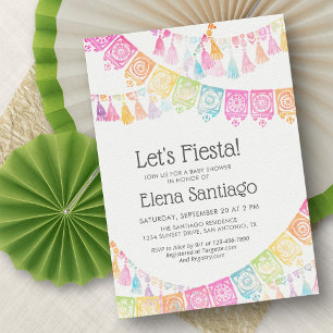 Fiesta Baby Shower Inbjudningar