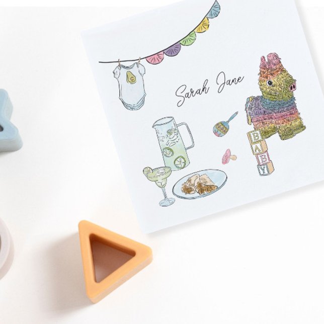 Fiesta Baby Shower Pappersservett (Skapare uppladdad)