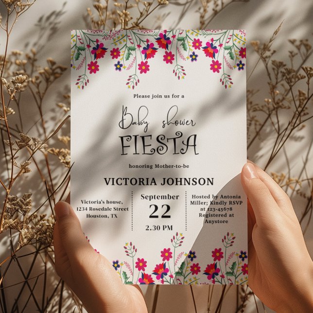 Fiesta Baby Shower Party-inbjudan Inbjudningar (Skapare uppladdad)