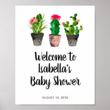 Fiesta Baby Shower Sign, Baby Fiesta Dekorationer