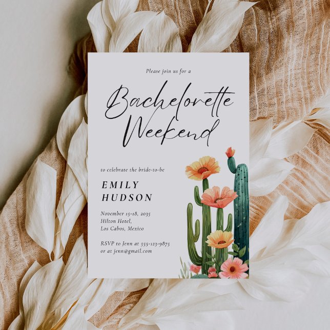 Fiesta Bachelorette Helg Inbjudningar (Skapare uppladdad)