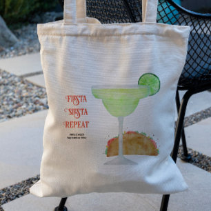 Fiesta Bachelorette Party Taco & Margarita Tequila Tygkasse