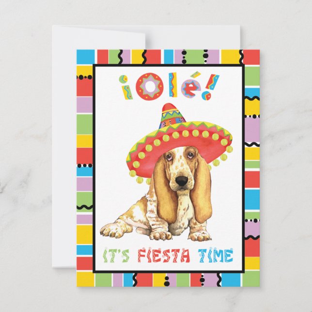 Fiesta Basset Inbjudningar (Framsida)