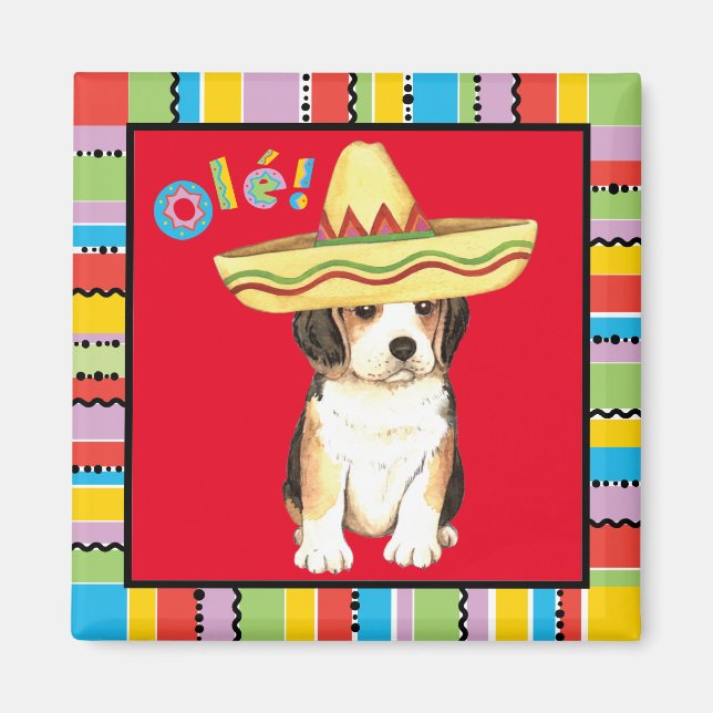 Fiesta Beagle Magnet (Framsidan)