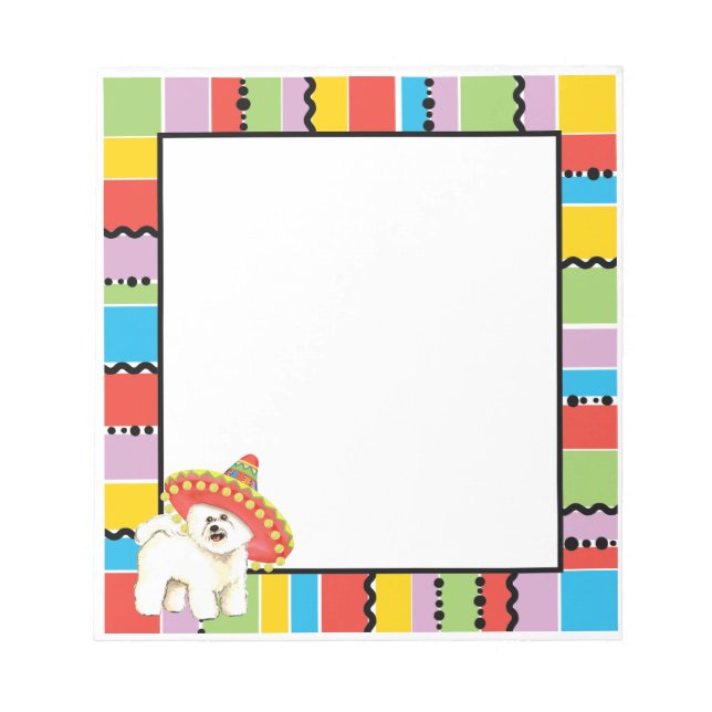 Fiesta Bichon Anteckningsblock (Framsida)