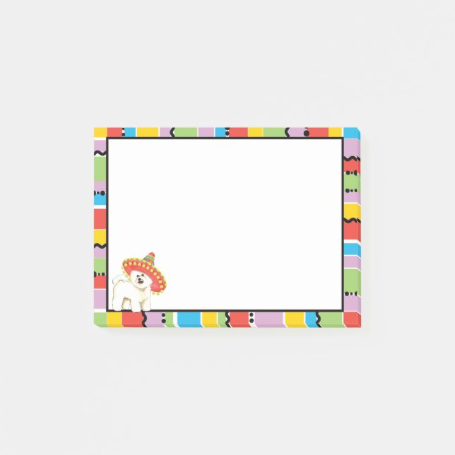 Fiesta Bichon Post-it Block (Framsida)