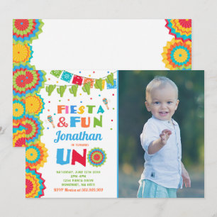 Fiesta Birthday-inbjudan till Fiesta-Roligten som Inbjudningar