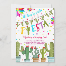 Fiesta Birthday Inbjudningar