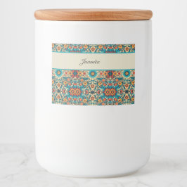 Fiesta Blooms, anpassade Mat Etiketter