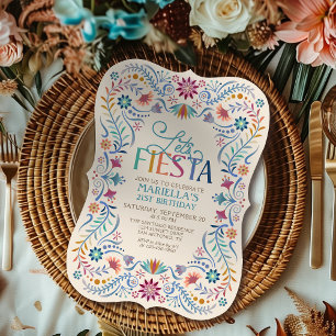 Fiesta Boho Birthday Inbjudningar